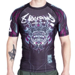 8 WEAPONS Rash Guard Korte Mouw 2.0 CYBER