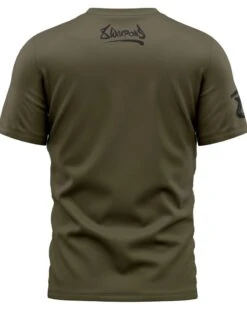 8 Weapons T Shirt Sak Yant Tigers Olijf Groen