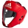 Adidas AIBA Professionele Hoofdbeschermer Boksen Rood