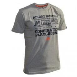 Adidas Graphic T-Shirt Jab-Cross-Hook Grijs