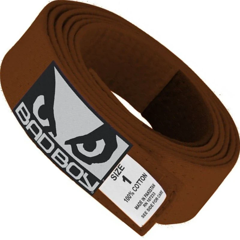 Bad Boy Adult BJJ Rank Belt Braziliaans Jiu Jitsu Bruin