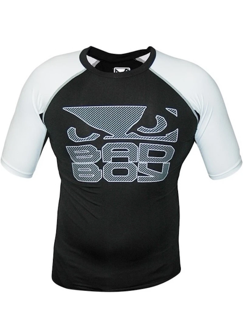 Bad Boy Engage Rash Guard S / S Zwart Wit