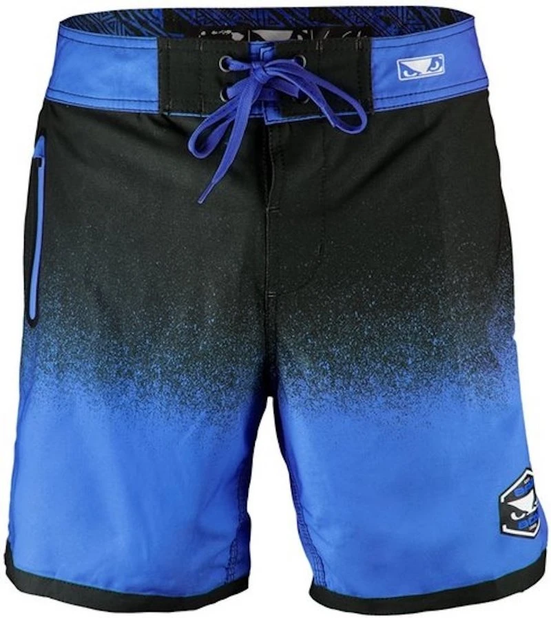 Bad Boy HI-TIDE Hybrid Zwem- Training Shorts Zwart Blauw - Image 4