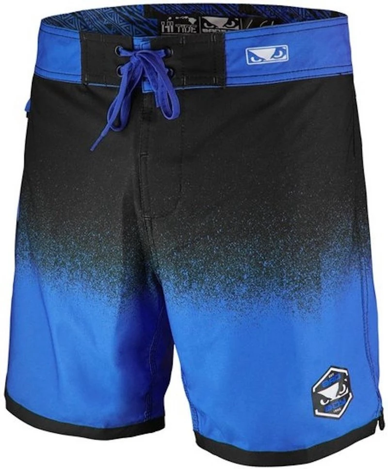 Bad Boy HI-TIDE Hybrid Zwem- Training Shorts Zwart Blauw - Image 5