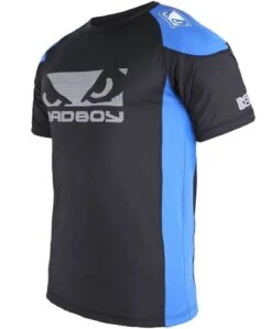 Bad Boy Performance Walkout 2.0 T Shirt Zwart Blauw MMA Kleding