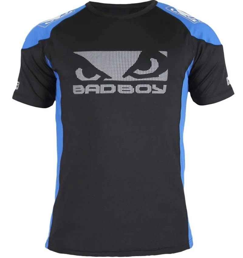 Bad Boy Performance Walkout 2.0 T Shirt Zwart Blauw MMA Kleding - Image 3