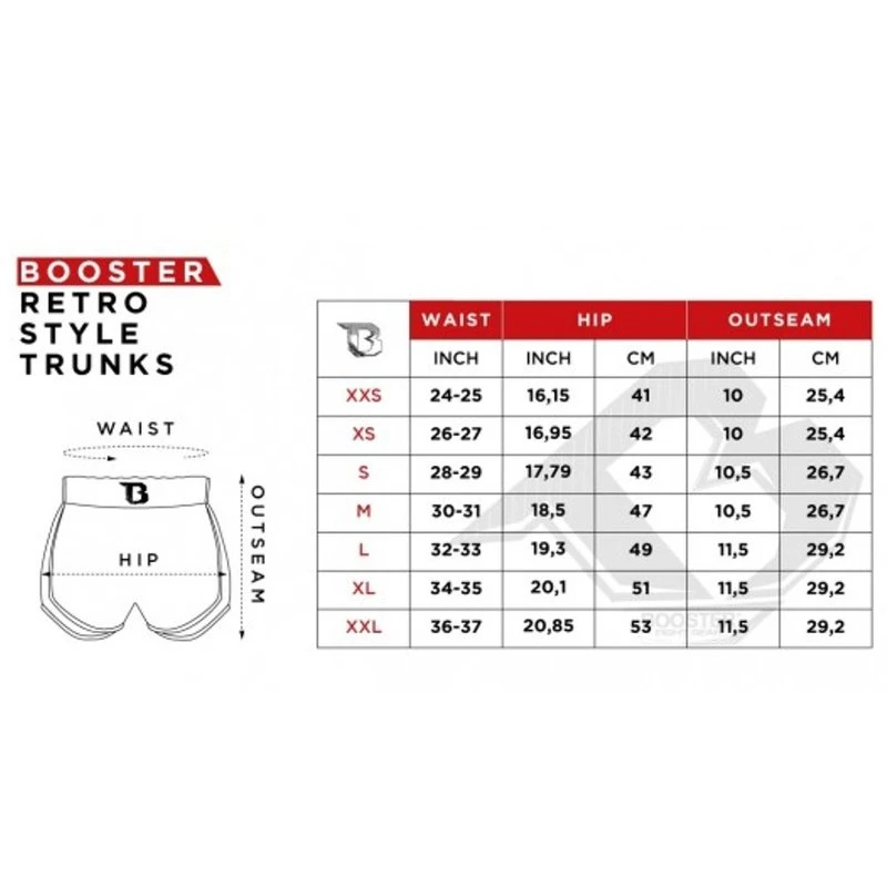 Booster Muay Thai Short Retro Slugger 3 Zwart - Image 4