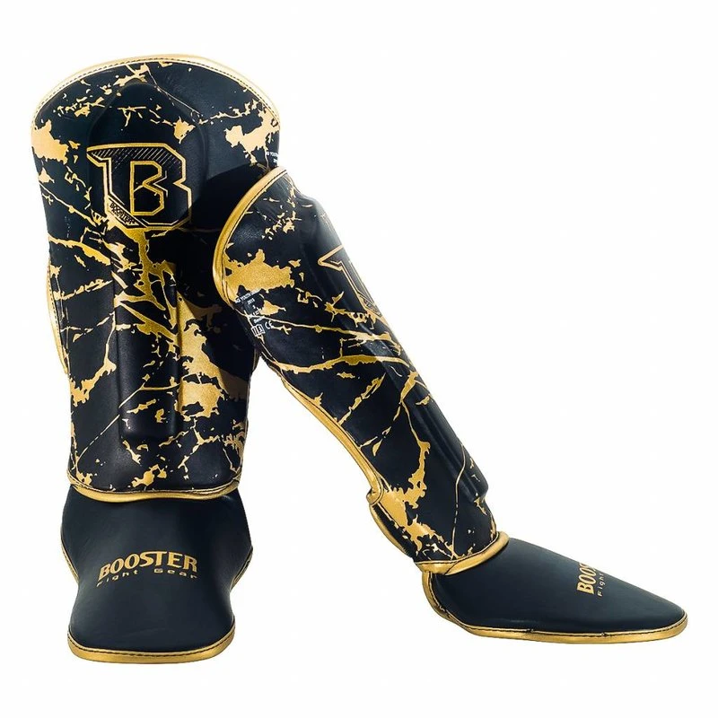 Booster SG Youth Kickboks Scheenbeschermers Marble Gold