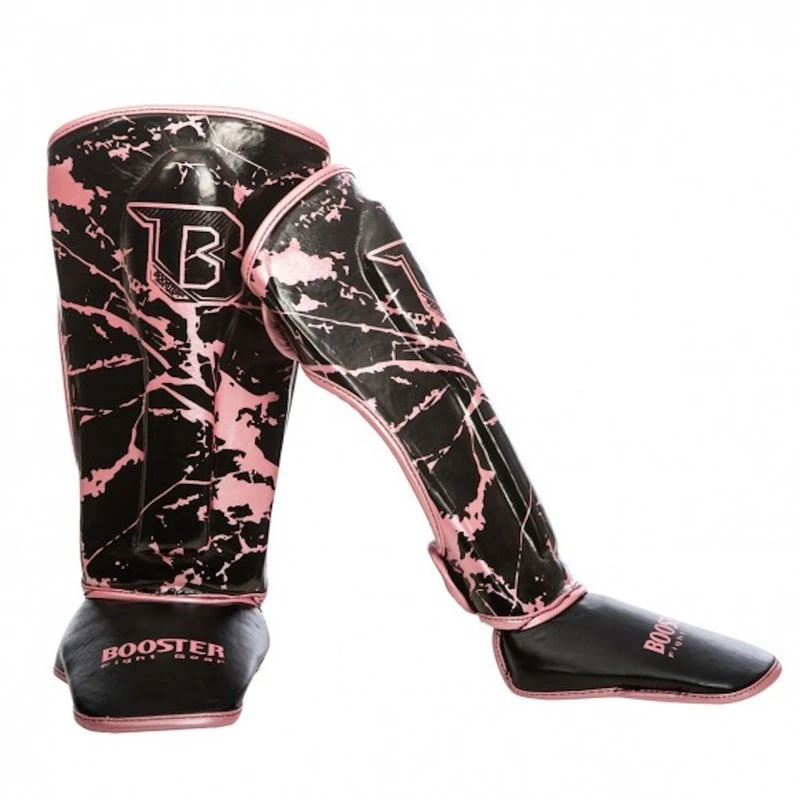 Booster SG Youth Kickboxing Scheenbeschermers Marble Pink - Image 2