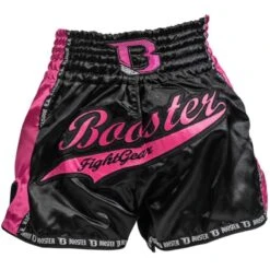 Booster Thaiboks Shorts Slugger TBT PRO Zwart Roze