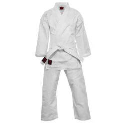 Karatepak Kensu Wit Karate Gi Met Witte Band Essimo