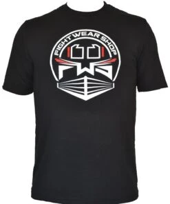 Fightwear Shop Ring Logo T Shirt Kids Zwart Wit Rood
