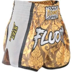 Fluory Muay Thai Kickboxing Shorts Geel MTSF64