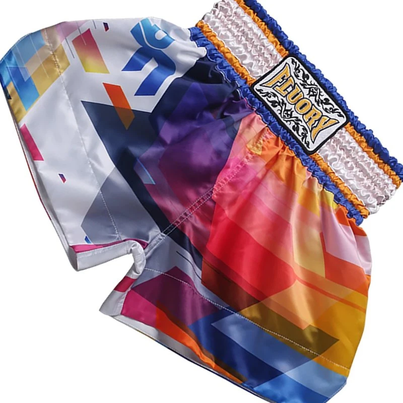 Fluory Muay Thai Short Kickboks Broek Roze MTSF27 - Image 2