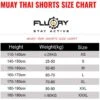Fluory Muay Thai Short Kickboks Broek Tribal Donkerblauw