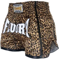 Muay Thai Shorts Kickboxing Leopard