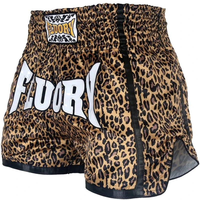 Muay Thai Shorts Kickboxing Leopard