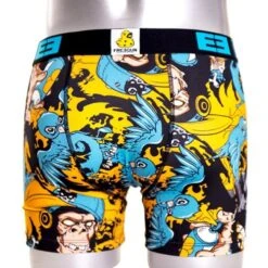 FreeGun Polyester Boxershorts Underwear King Kong Zwart Blauw