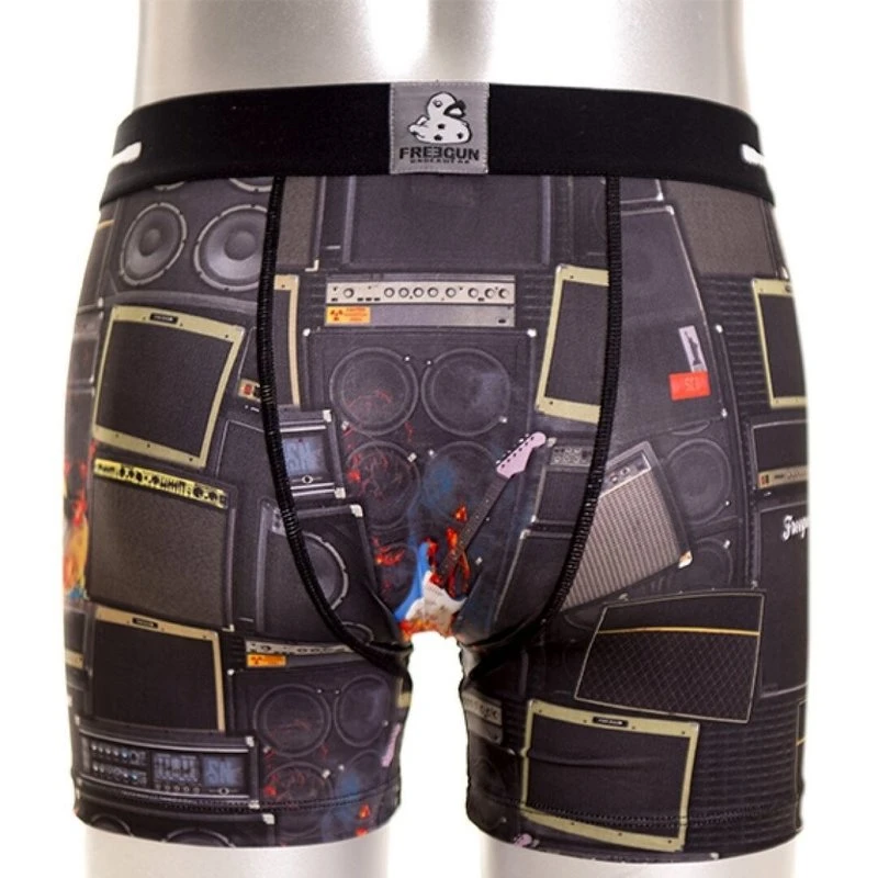 FreeGun Polyester Boxershorts Underwear Rock Zwart - Image 2