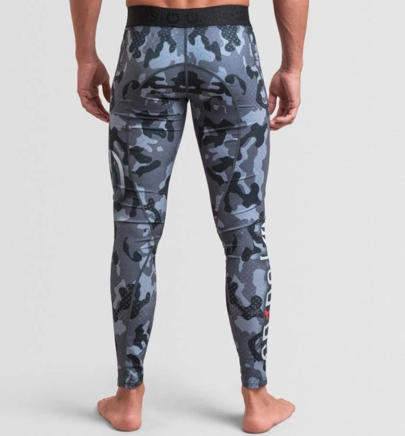 Gr1ps Combat Spats Legging Night Camo Grips BJJ Fightwear - Image 3