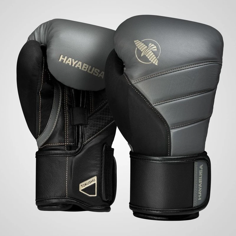 Hayabusa Bokshandschoenen T3 Donkergrijs Zwart Boxing Gloves - Image 2