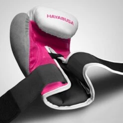 Hayabusa Dames Bokshandschoenen T3 Wit Roze Kickboks Handschoenen