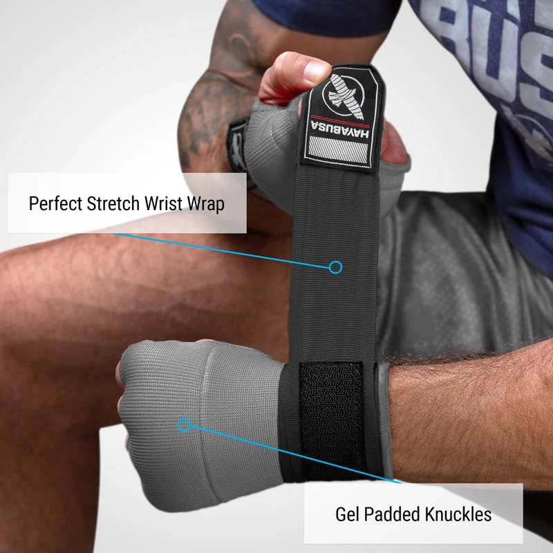 Hayabusa Quick Gel Handwraps Boksbandages Grijs - Image 5