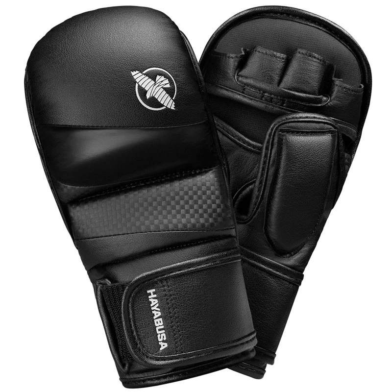 Hayabusa T3 MMA Hybrid Sparring Handschoenen 7oz Zwart - Image 3