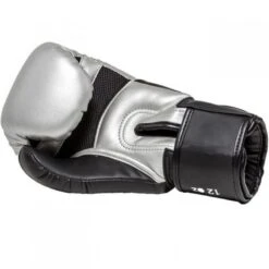 Joya Bokshandschoenen Pro Thai Silver Black Van Joya Fightgear