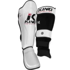 Kickboks Scheenbeschermers King Pro Boxing KPB/SG 3 Wit