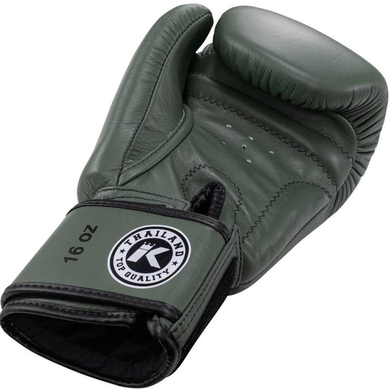 King Pro Boxing Bokshandschoenen Military KPB/BGVL 3 Leder