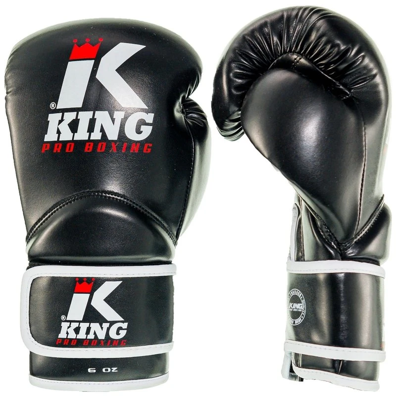 King Pro Boxing KPB/BG KIDS 1Â Bokshandschoenen Zwart Wit Rood - Image 2