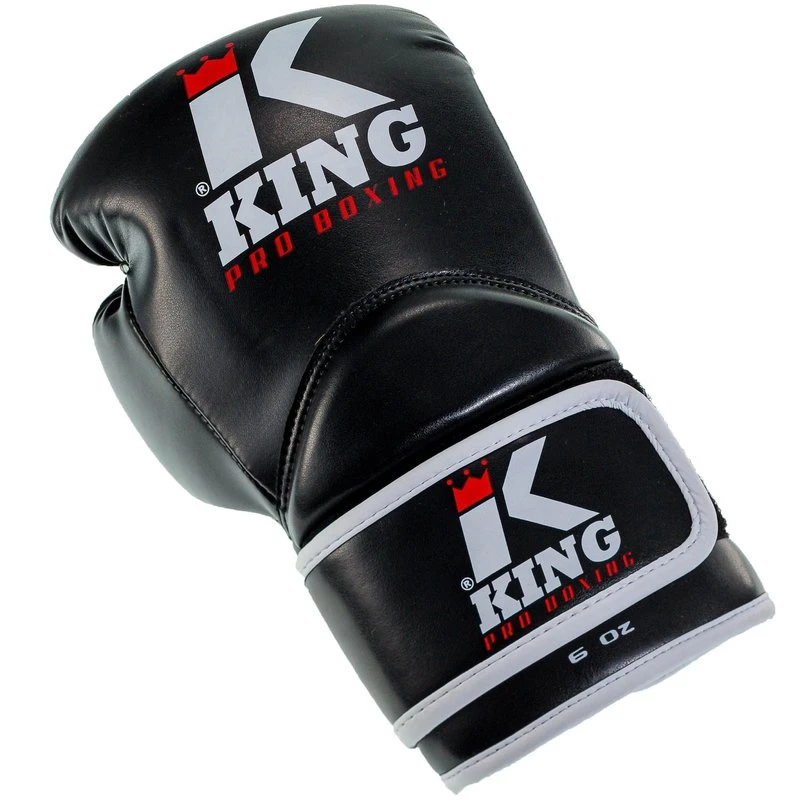 King Pro Boxing KPB/BG KIDS 1Â Bokshandschoenen Zwart Wit Rood - Image 3