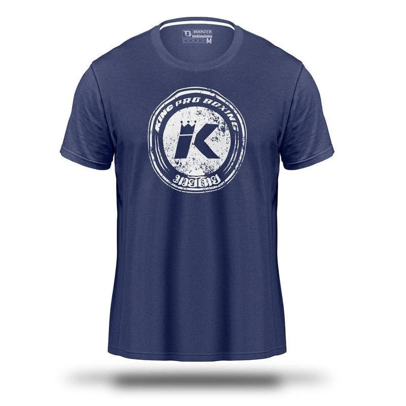 King Pro Boxing KPB Vintage Logo T-shirt Blauw