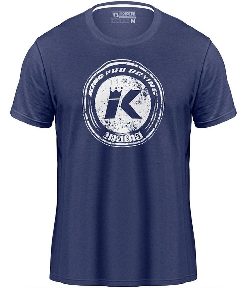 King Pro Boxing KPB Vintage Logo T-shirt Blauw - Image 2