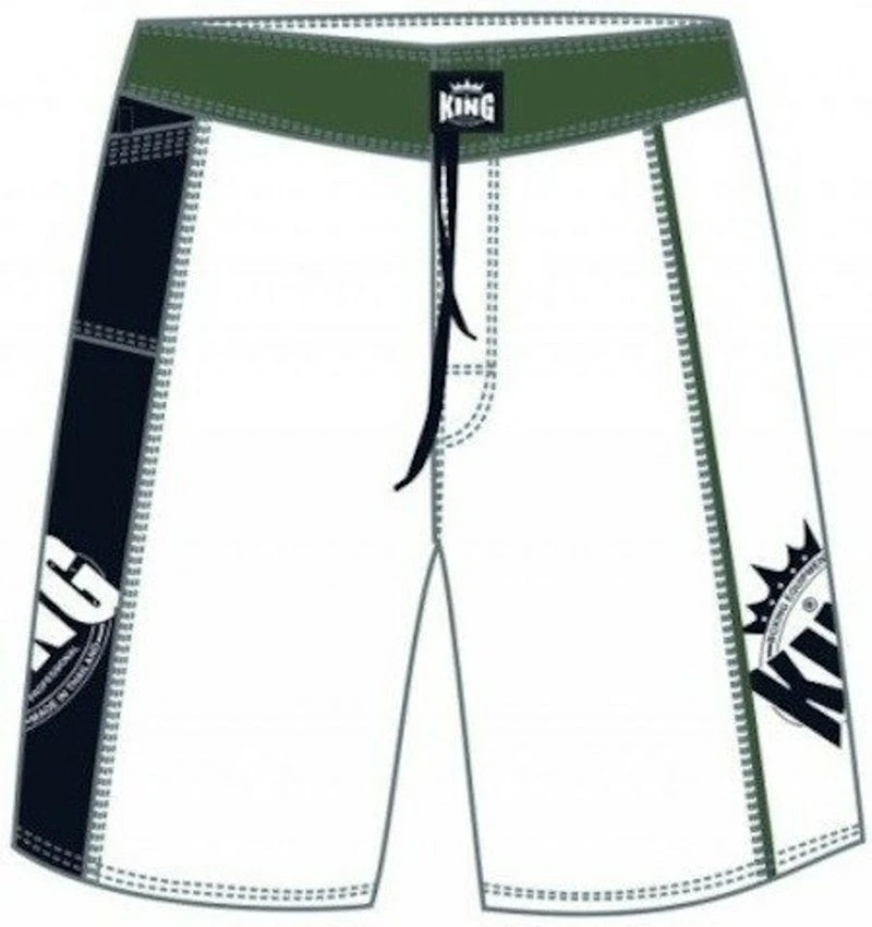 King Pro Boxing MMA Fightshorts MMA-1 Wit - Image 2