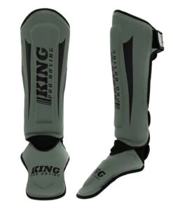 King Pro Boxing Scheenbeschermers KPB SG REVO 5 Kaki Groen Zwart