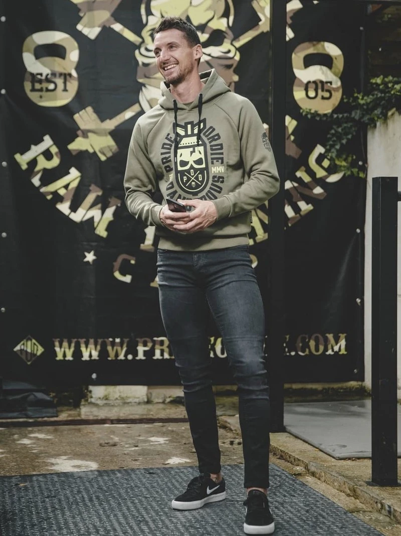 Hoodie PRiDEorDiE Dangerous Khaki - Image 3