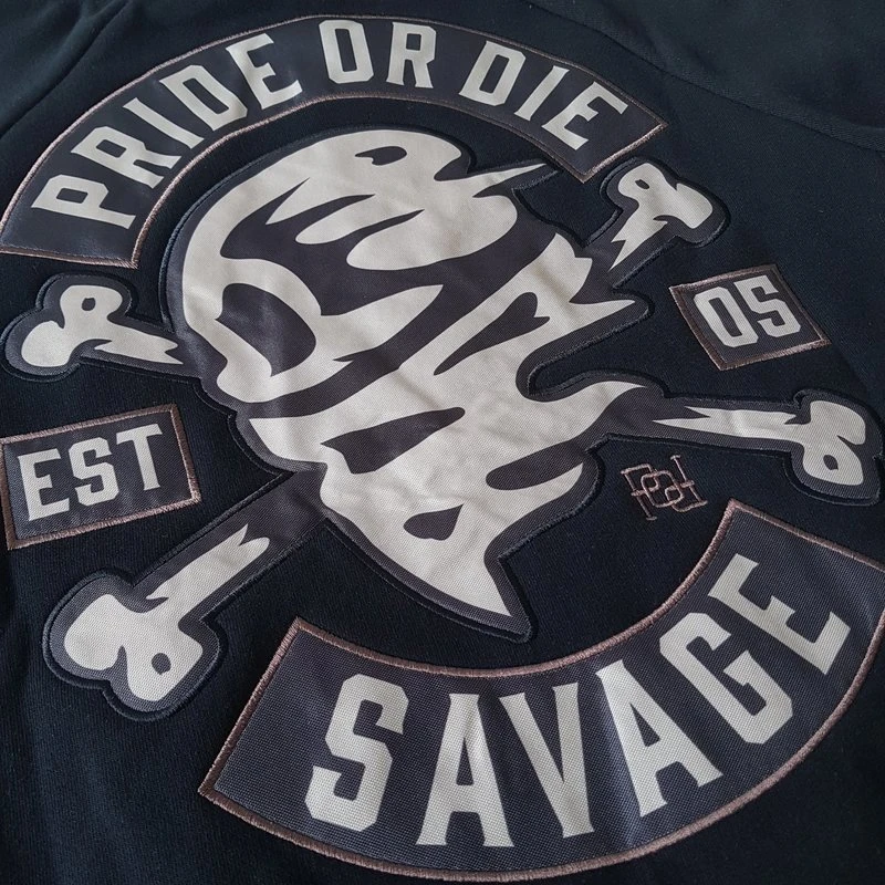 Hoodie PRiDEorDiE SAVAGE Zwart - Image 2