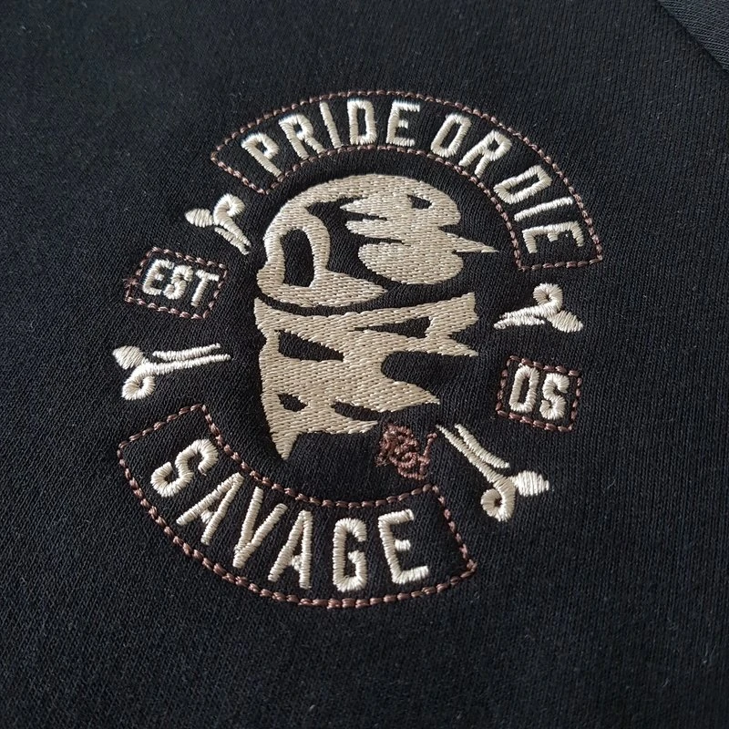 Hoodie PRiDEorDiE SAVAGE Zwart - Image 5