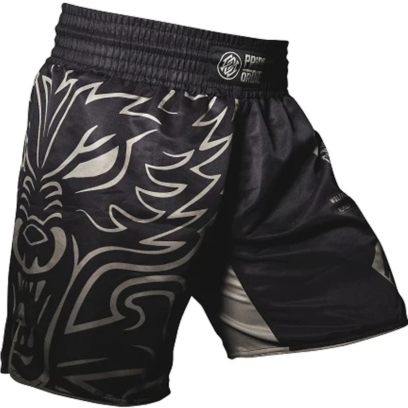 PRiDE Or DiE Fight Short Wolfpack Vechtsportbroek Zwart - Image 2