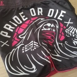 Pride Or Die Fight Shorts Grim Beaterz Vechtsportbroek