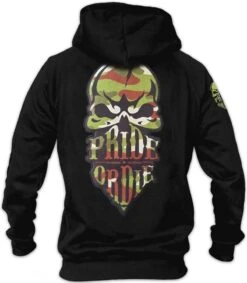 PRiDE Or DiE Hoodie RECKLESS Jungle Camo Zwart