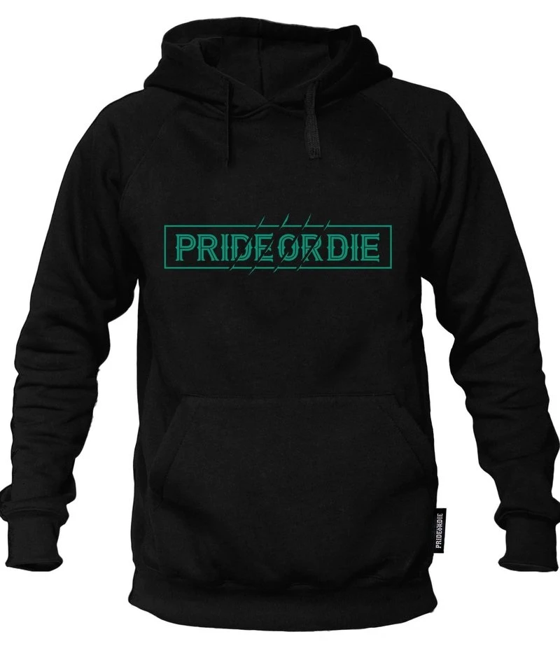 PRIDE Or Die Hoodie Sweater Tiger Unleashed Zwart - Image 3