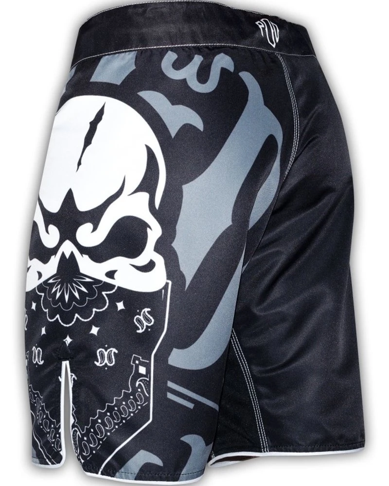 PRIDE Or DIE MMA Fightshorts Reckless Zwart Wit - Image 4