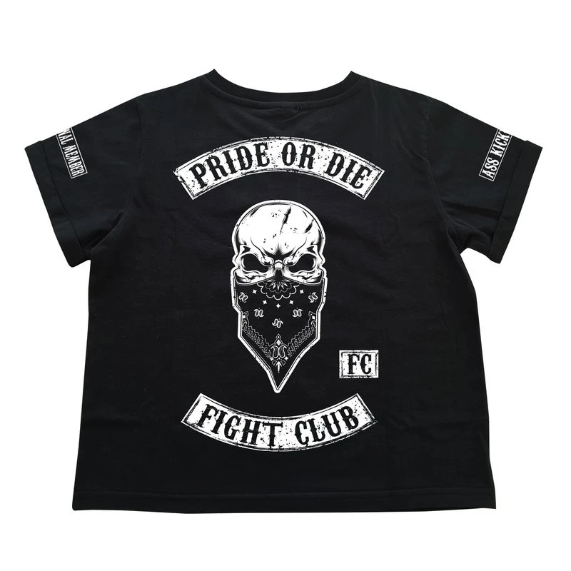 PRiDE Or DiE Women Fight Club T-Shirt Zwart - Image 4