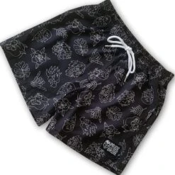 PRiDEorDiE Zwem- & Trainingsshort WILD SIDE Zwart