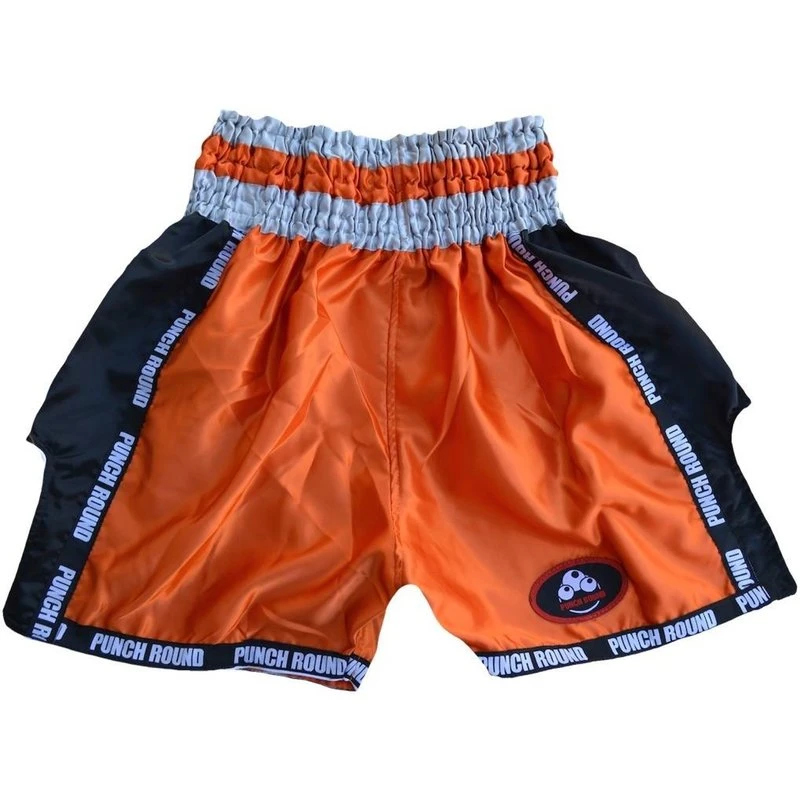 Punch Round™ Kickboks Broekje Muay Thai Oranje - Afbeelding 4