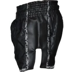 Punch Round Muay Thai Shorts Dull Carbon Camo