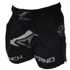 Punch Round Thaiboks Broek NoFear Zwart Grijs